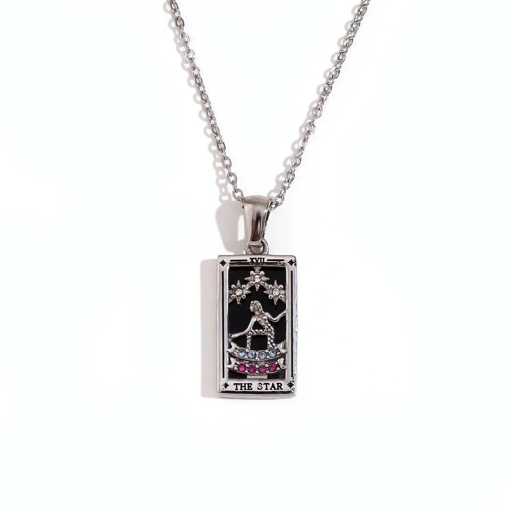 The Star - Tarot Card Necklace