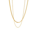 Double Layered Gold Necklace