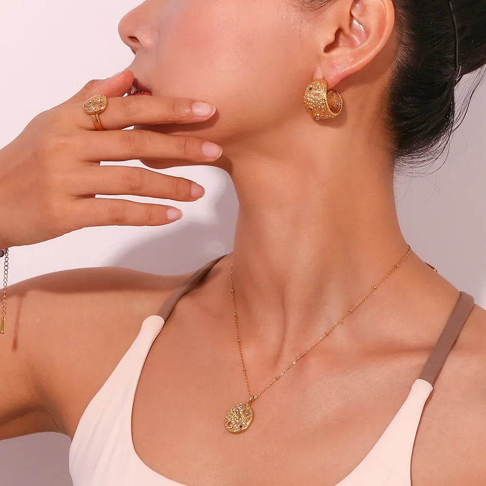 Intuitive Power - Moon & Star Necklace