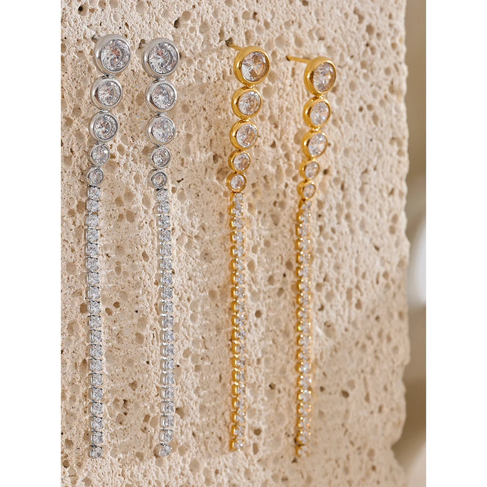 Lumière Celeste Drop Earrings
