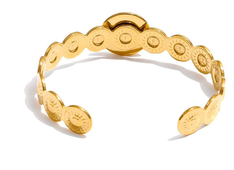 Selene - Mother of Peal Bangle