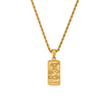 The Moon - Tarot card  18k Necklace