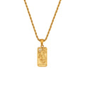 Strength - Tarot card  18k Necklace