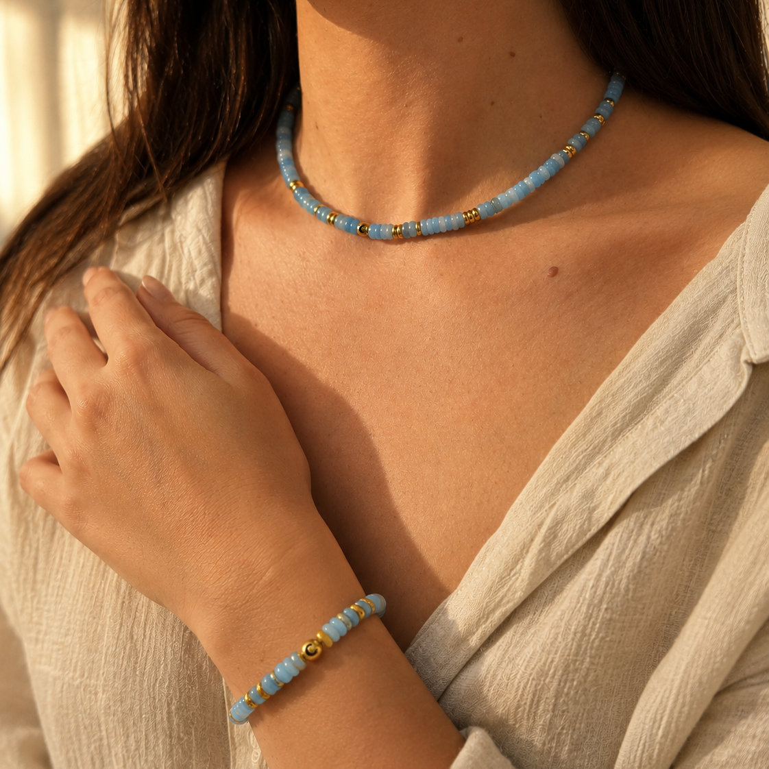 Core Collection - Aquamarine Necklace