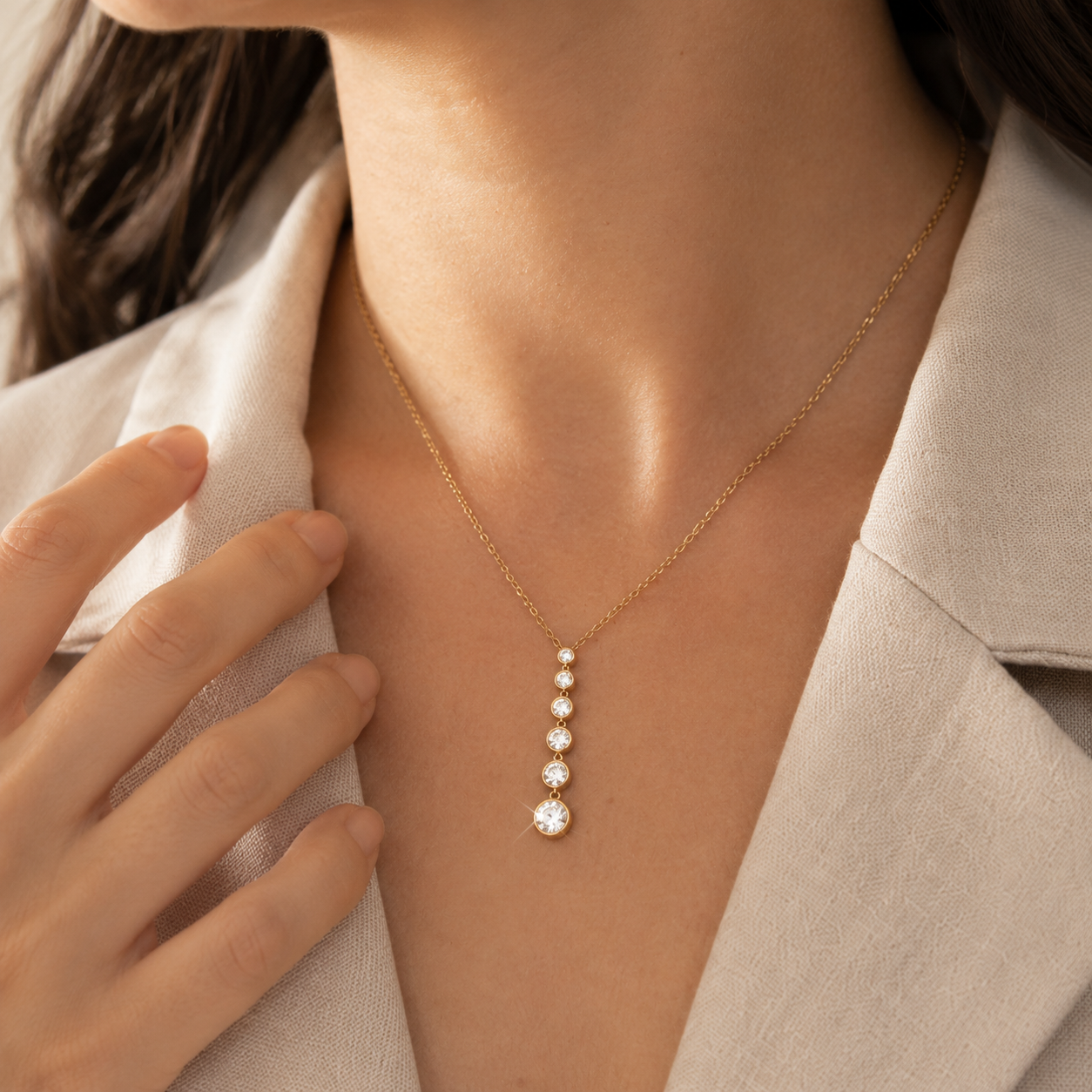 Lumière Cascade Necklace