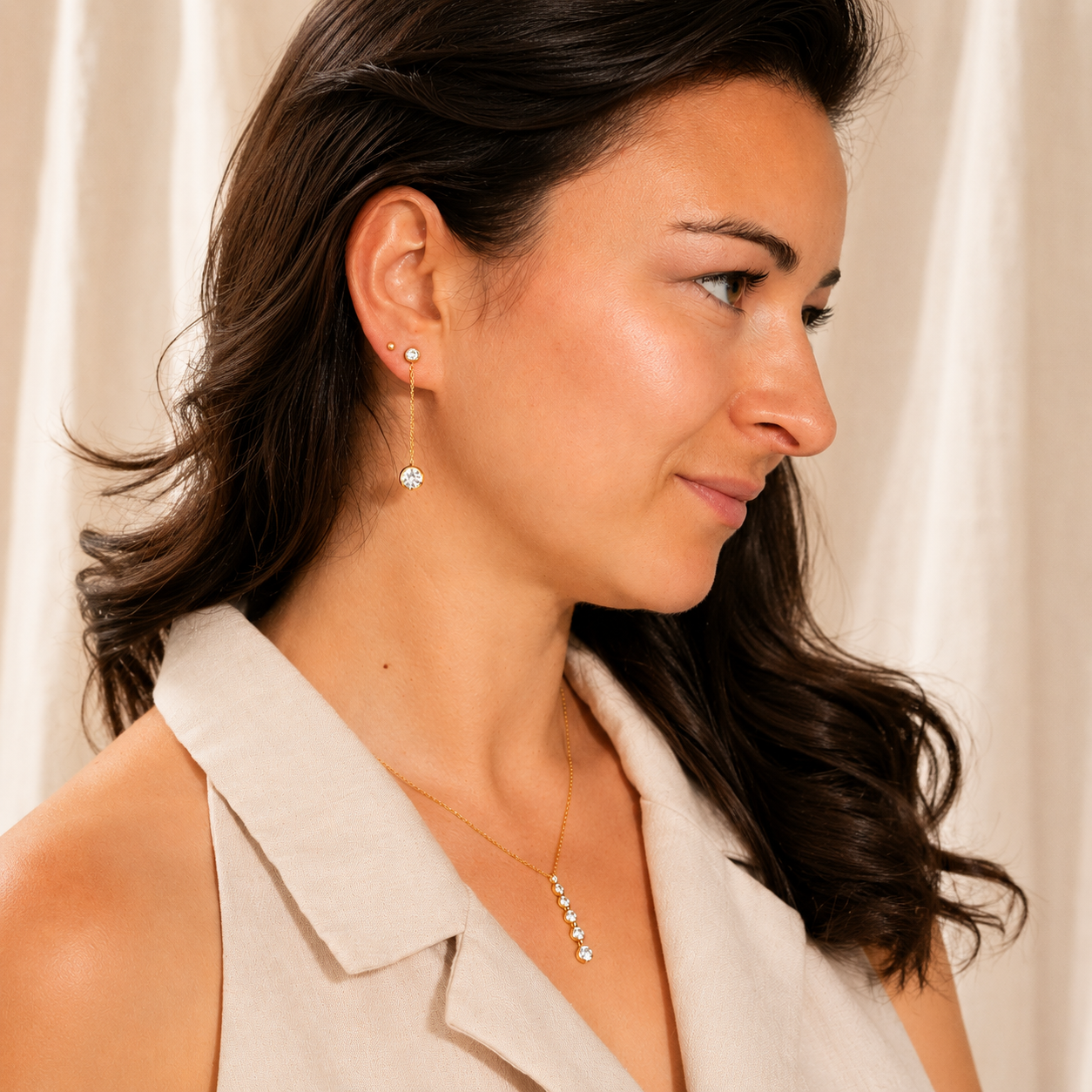 Lumière Cascade Earrings