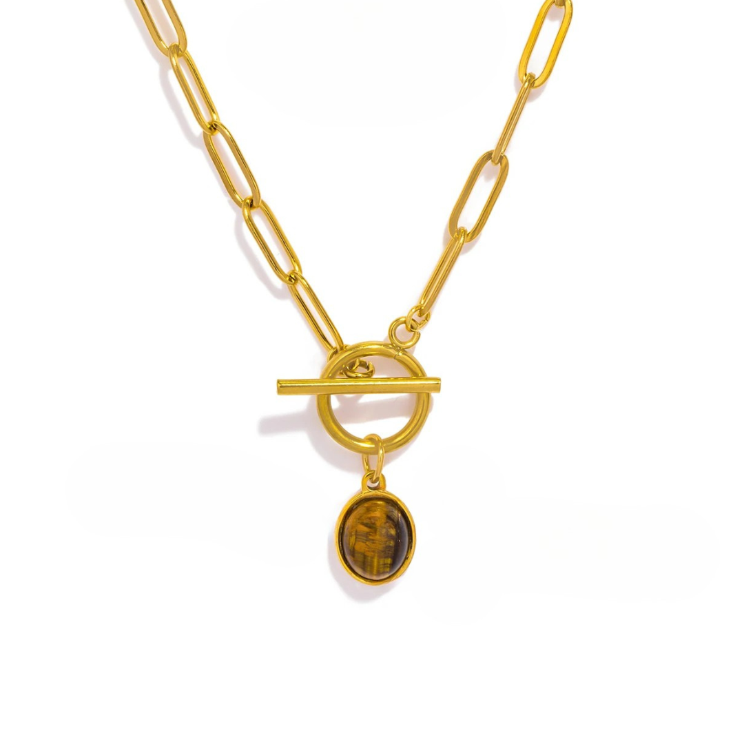 Fearless Spirit –  Dainty Tiger’s Eye Necklace