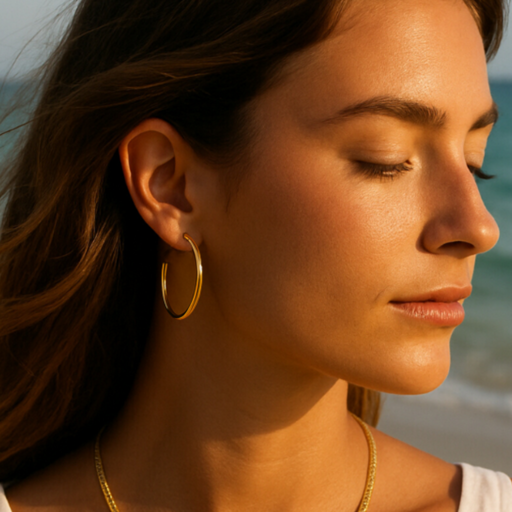 Hoop Earrings– Sizes 20–50mm
