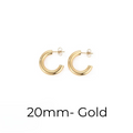 Hoop Earrings– Sizes 20–50mm