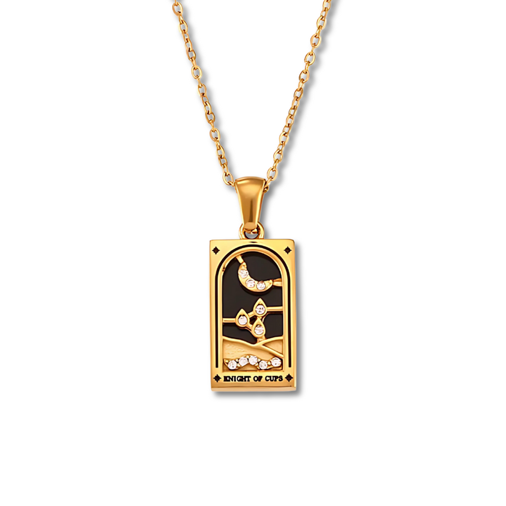 Knight of Cups - Tarot Card Necklace