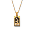 Knight of Cups - Tarot Card Necklace