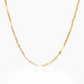 Sleek Links: Gold Chain Choker Necklace