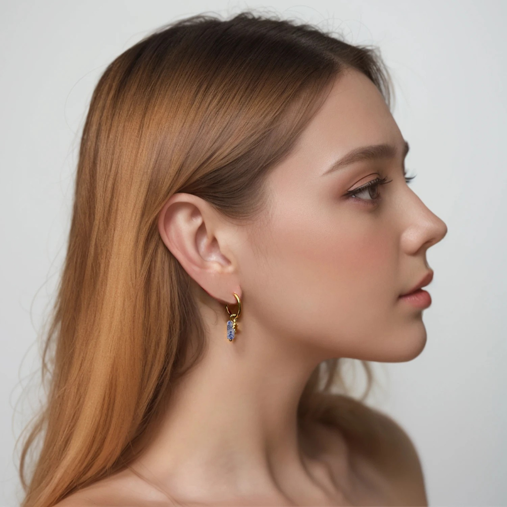 Wishing Star - Gemstone Earrings