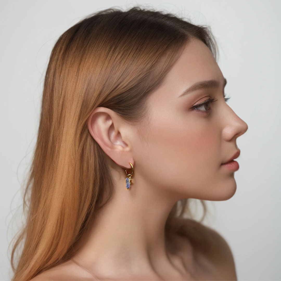 Wishing Star - Gemstone Earrings