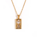 The Lovers -Tarot Card  Necklace