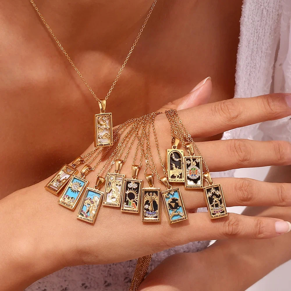 Strength - Tarot Card Necklace