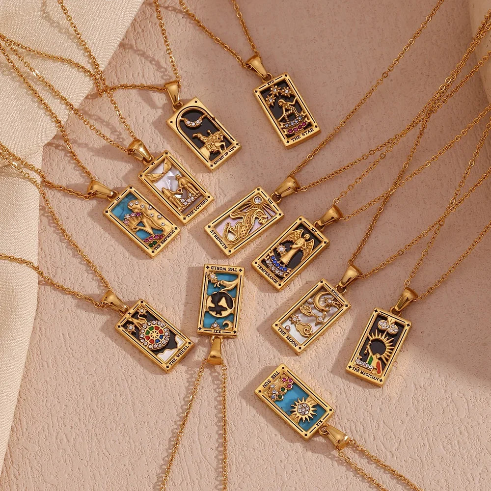 Strength - Tarot Card Necklace