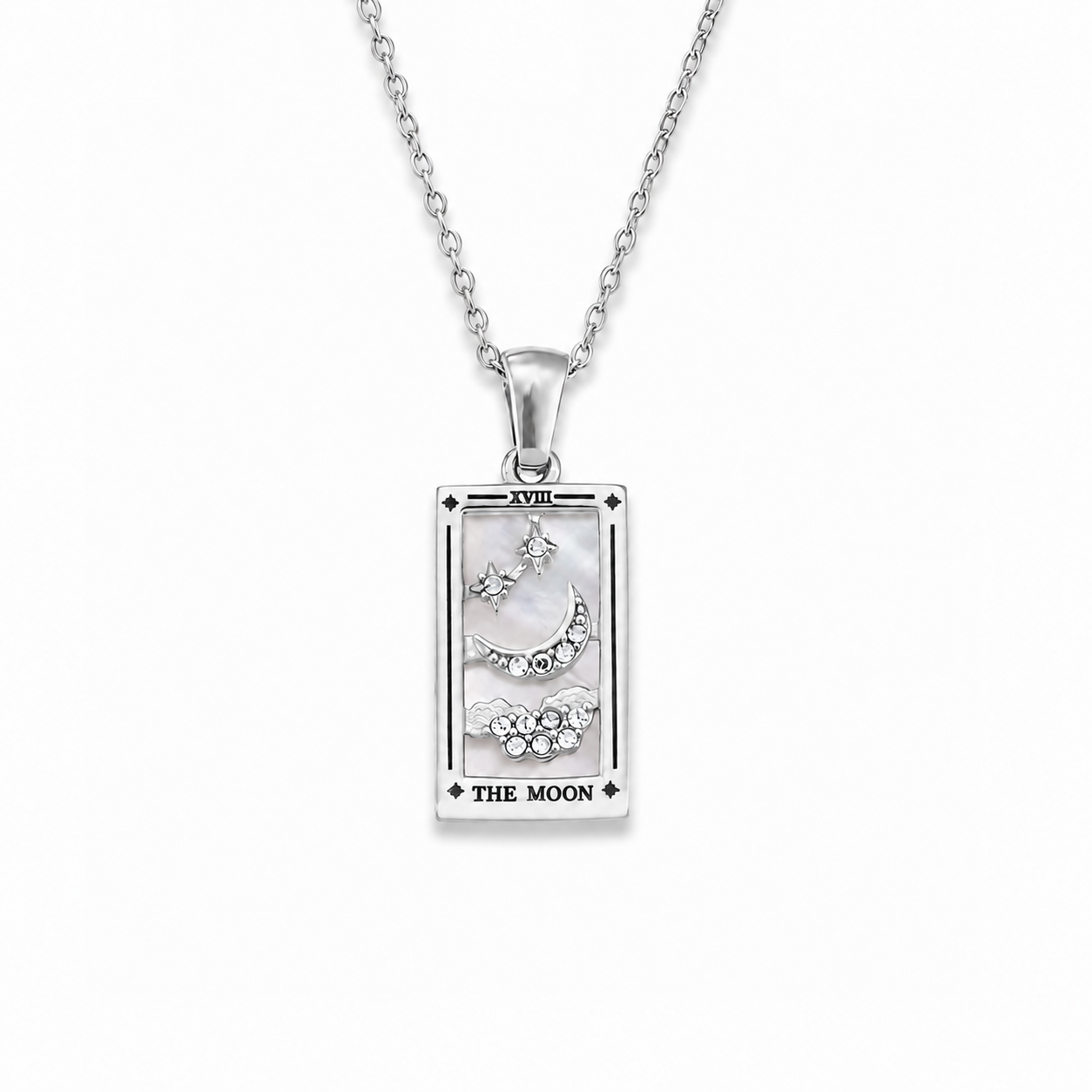 The Moon - Tarot Card Necklace