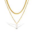 Pure Essence- Pearl Double Layer Necklace
