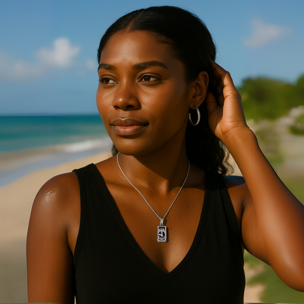 Temperance - Tarot Card Necklace