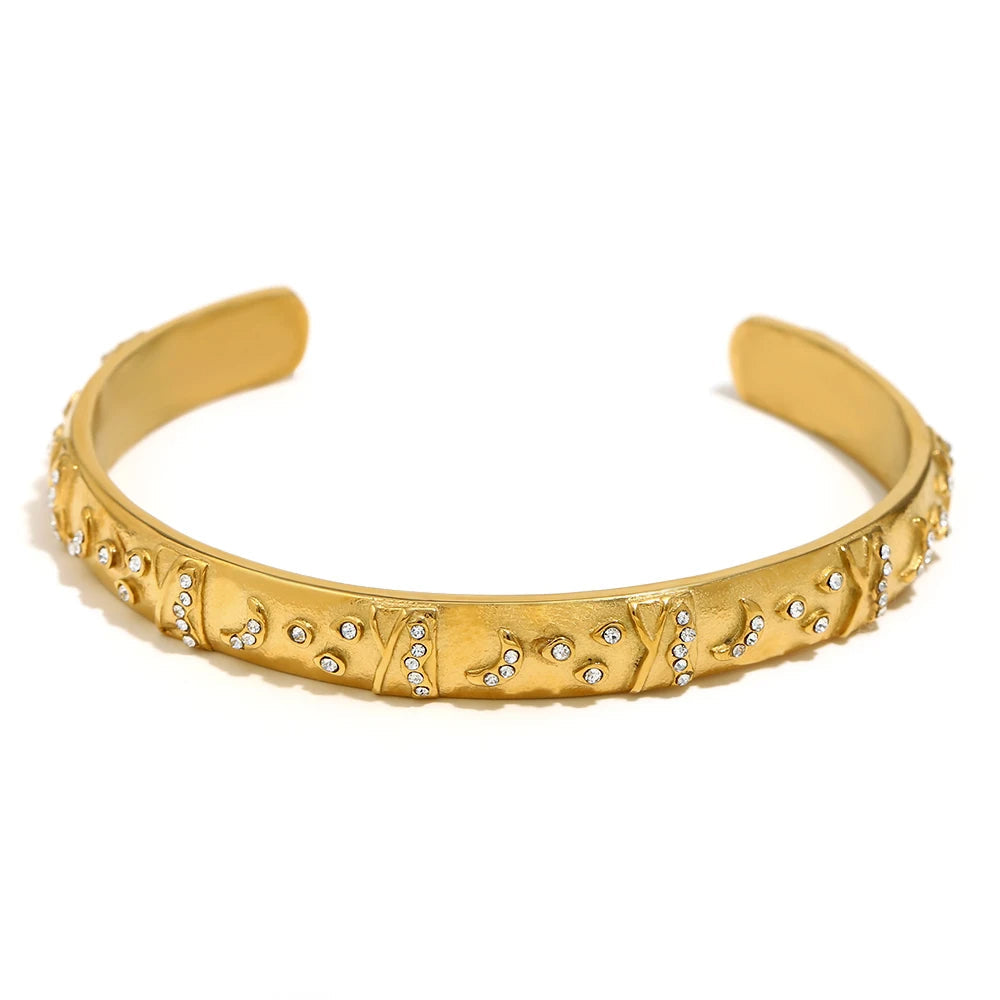 Tarot Card  Cuff Bracelet Gold | Silver