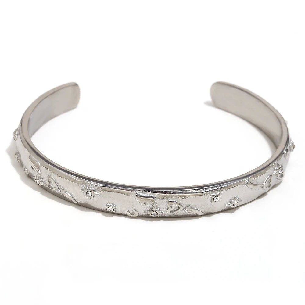 Tarot Card  Cuff Bracelet Gold | Silver