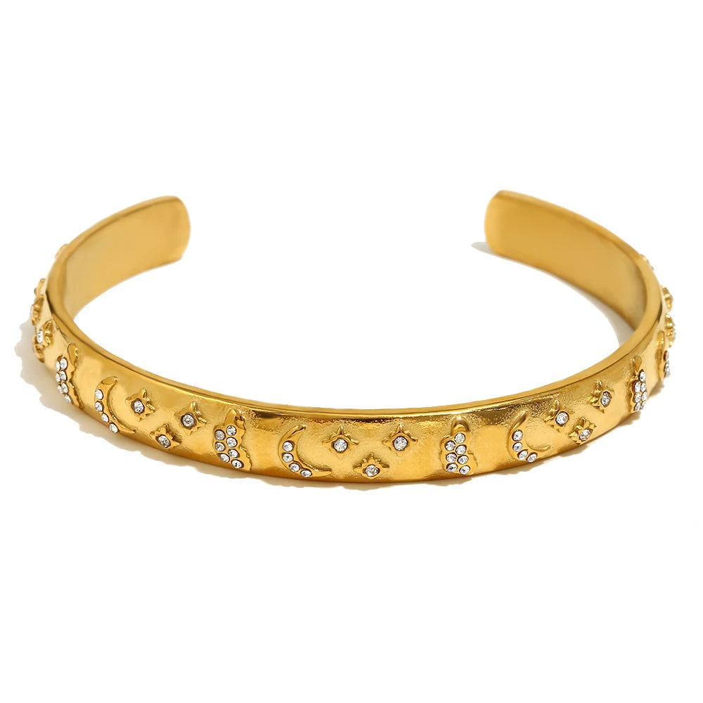 Tarot Card  Cuff Bracelet Gold | Silver