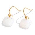 Ocean Treasures - Faceted Mother of Pearl Drop Earrings