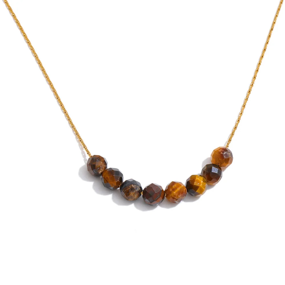 Inner Circle – Dainty Natural Stone Necklace